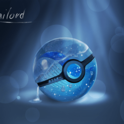 Conceptual Pokeball ~ Wailord by Lun1c