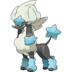 Blue/Star Furfrou: The stylish Pokémon Furfrou can have its