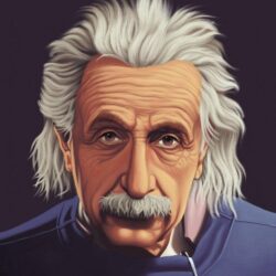 Albert Einstein, Soft shading Wallpapers HD / Desktop and Mobile