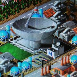 SIMCITY 2000 Microwave Power Plant by canona2200