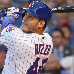 Anthony Rizzo, free from retaliation, leads off with HR for Cubs
