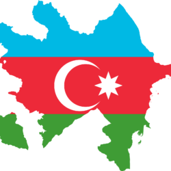 Image result for azerbaijan flag map