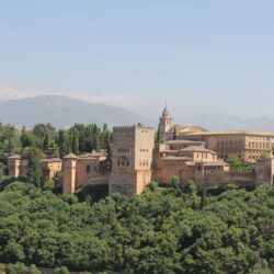 alhambra, granada, nature, spain, summer 4k wallpapers and backgrounds