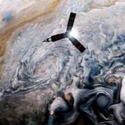 NASA’s Jupiter probe just beamed back mesmerising new photos of the