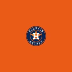 Houston Astros Mini Logo Orange, Houston Astros
