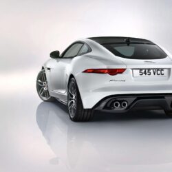 2014 Jaguar F Type R Coupe White 2 Wallpapers