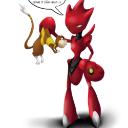 Watchog with scizor is scary by pinafta1