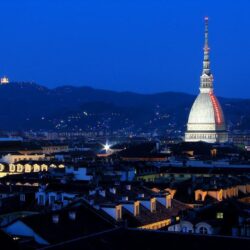Skyline Turin City At Night HD Wallpapers Image Photo Backgrounds For