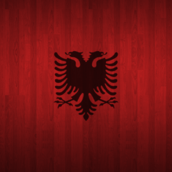 Albanian Wood Flag Wallpapers