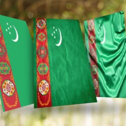 Turkmenistan Flag Wallpapers for Android