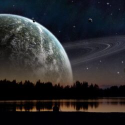 Majestic Saturn HD Wallpapers