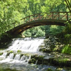 Bridge And Waterfall View In Sarajevo Wallpapers – Wallpapers Pick