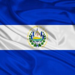 El Salvador Flag desktop PC and Mac wallpapers