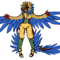 Archeops Gijinka by cometthemicroraptor