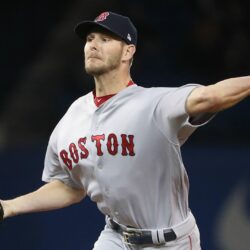 Chris Sale struck by line drive, leaves spring training start with