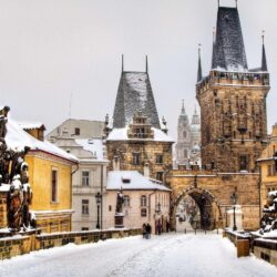 Winter In Prague HD desktop wallpapers : Dual Monitor