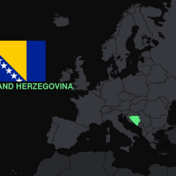 flags, Europe, maps, Bosnia and Herzegovina