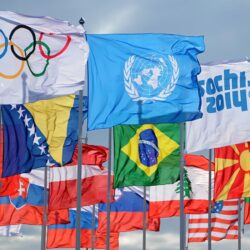 Wallpapers Olympics, flags, Olympic games, Sochi 2014, sochi 2014
