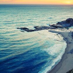 Sunrise Beach Seaside Coast iPhone 6 Plus HD Wallpapers