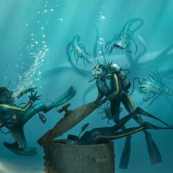 Wallpapers Underwater diving Fantasy