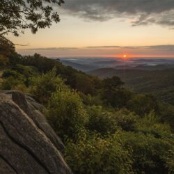 Hazel Mountain overlook, Shenandoah National Park Virginia Full HD