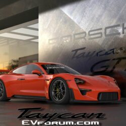 Porsche Taycan GT3 Rendering Looks Awesome