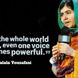 Malala Yousafzai Educational Quotes Wallpapers