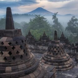 indonesia, the temple, borobudur, java, architecture
