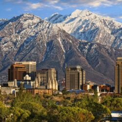 Wasatch Range And Salt Lake City Wallpapers