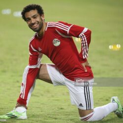 Egypt’s national football team player Mohammed Salah, who also
