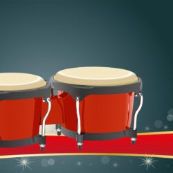 Bongos Instrument Powerpoint Backgrounds is a free border backgrounds