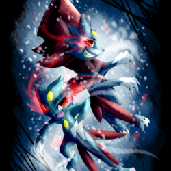 Sneasel and Weavile by Insane