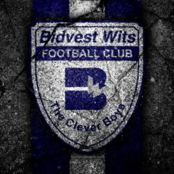 Download wallpapers Bidvest Wits FC, 4k, emblem, South African