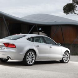 Audi A7 back side view wallpapers