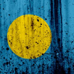 Download wallpapers Palau flag, 4k, grunge, flag of Palau, Oceania
