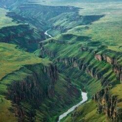 green, water, landscapes, nature, canyon, National Geographic, Idaho