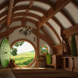 The hobbit Hobbiton the Shire middle earth. Android wallpapers for free