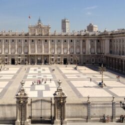 Square of Madrid Royal Palace