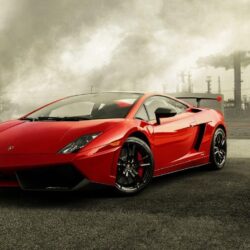 Red Lamborghini Gallardo HD desktop wallpapers : High Definition