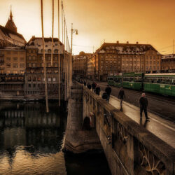 Basel Switzerland. Wallpapers city for a netbook. Basel, Switzerland