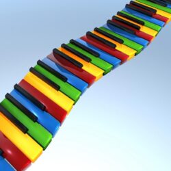 3D Piano Switch Art HD Wallpapers