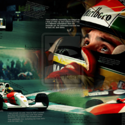 DeviantArt: More Like Ayrton Senna wallpapers by SvilenKeranov