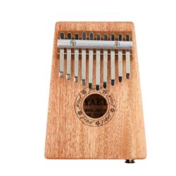 10 Key Kalimba Elk Sound Hole Single Board MAhogany Thumb Piano
