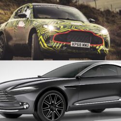 Visual Comparison Between The Aston Martin DBX Prototype And The