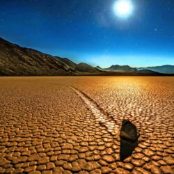 Sailing Stones In The Racetrack Playa, Death Valley National Park