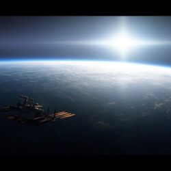 Space station desktop PC and Mac wallpapers