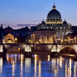 St. Peter`s Basilica in Rome, Italy
