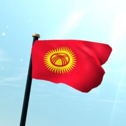 Kyrgyzstan Flag 3D Free for Android