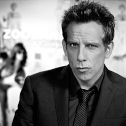 Download Wallpapers Ben stiller, Actor, Eyes, Bw HD