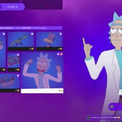 Rick Sanchez Fortnite wallpapers